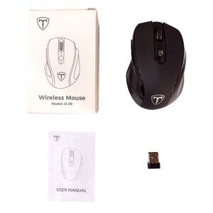 D-09 Wireless Mouse with USB Dongle